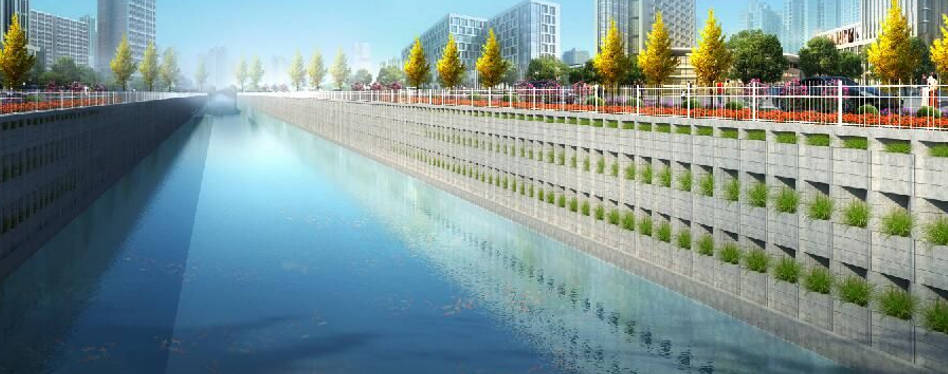 Quangong ekipamenduak nola moldatzen duen uraren kudeaketa ekologikoaren funtzio anitzeko adreiluen belaunaldi berria